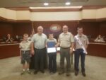 Butler Twp. Commissioners Celebrate Local Boy Scout Troop