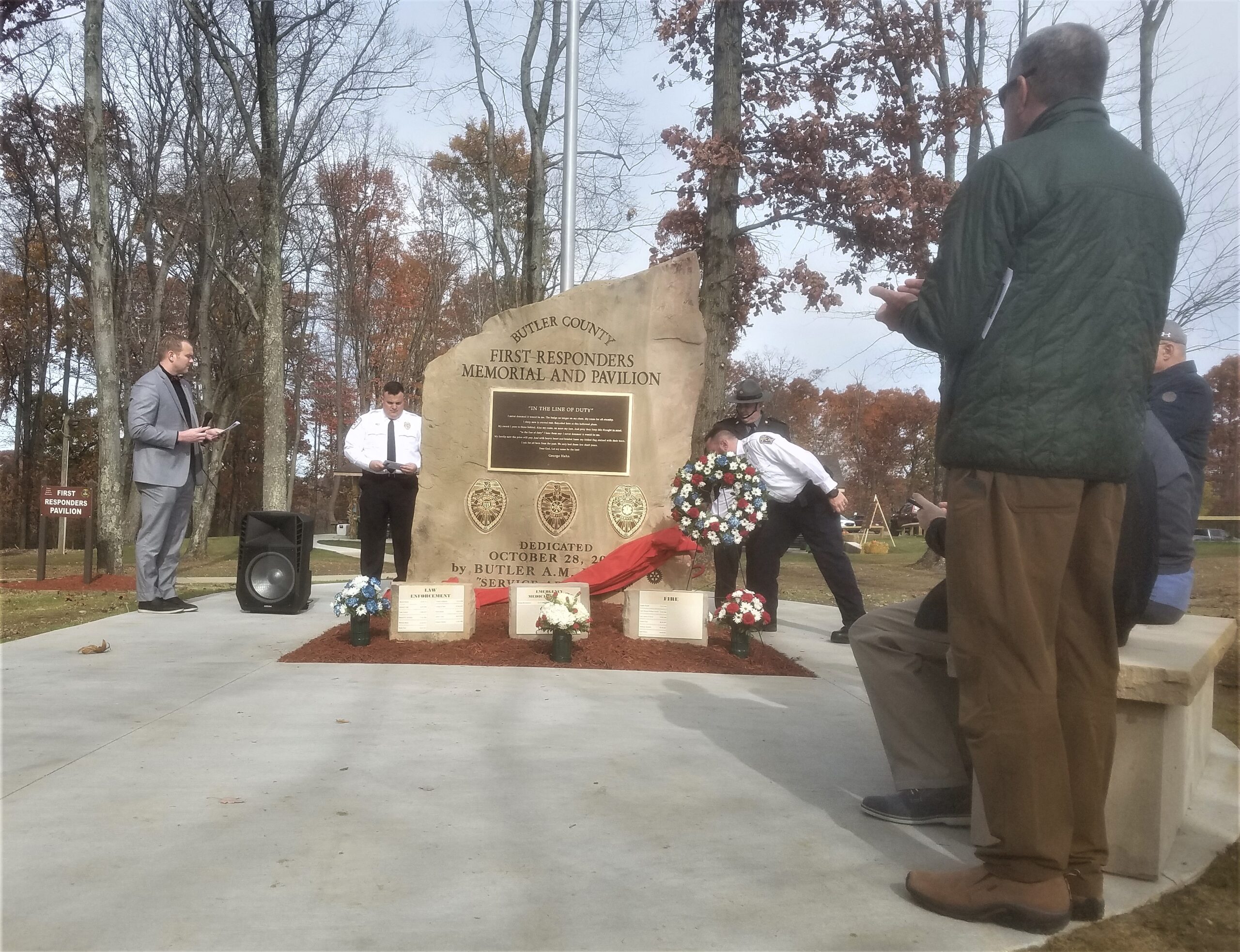 Local Group Joins With Community Members To Dedicate New Memorial